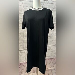 👟✨Vans Black Casual T-Shirt Dress